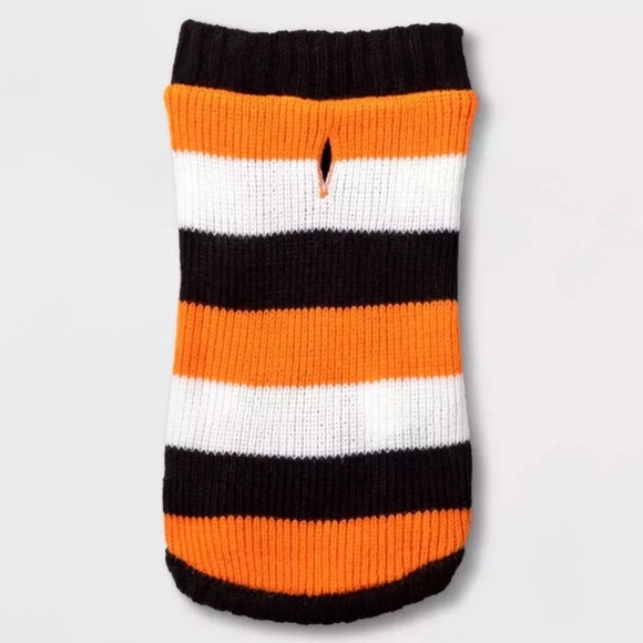Hyde & Eek! Boutique! Halloween Striped Dog Sweater - Picture 2 of 7